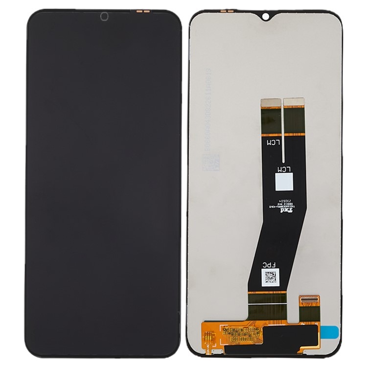 Дисплей Samsung A145 Galaxy A14 LTE black, без рамки, Original (China) з жовтим шлейфом