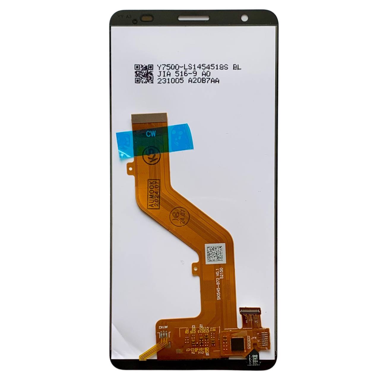 Дисплей ZTE Blade A31 2021 black, без рамки, Original (PRC)