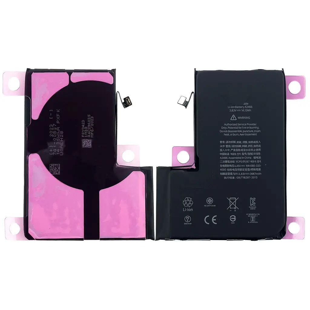 Акумулятор iPhone 12 Pro Max | Original IC | 3687mAh | без логотипу | зі скотчем для встановлення