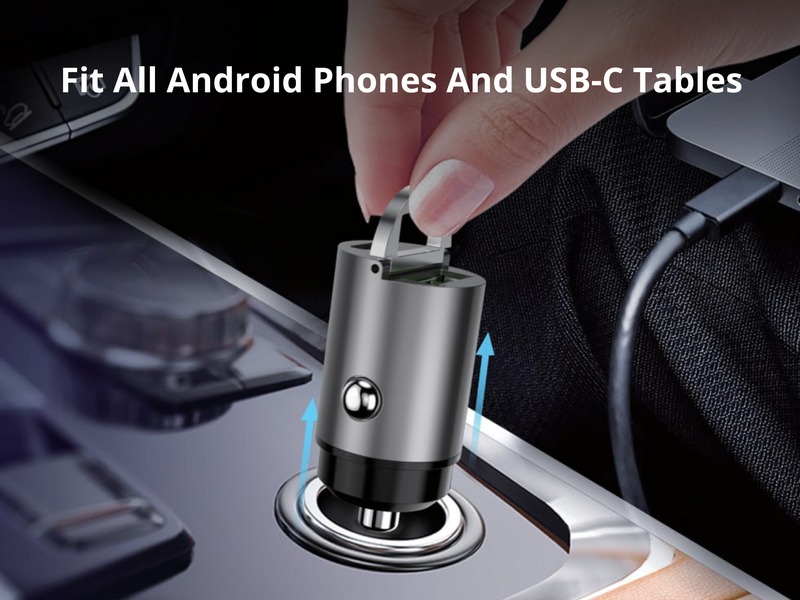 АЗП SENTEO Q-01 USB + USB-C PD | QC 20W 3A (CE Сертификат) gray