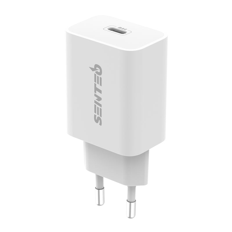 МЗП 1Port SENTEO Z-08 USB-C PD 20W (CE Сертифікат) white