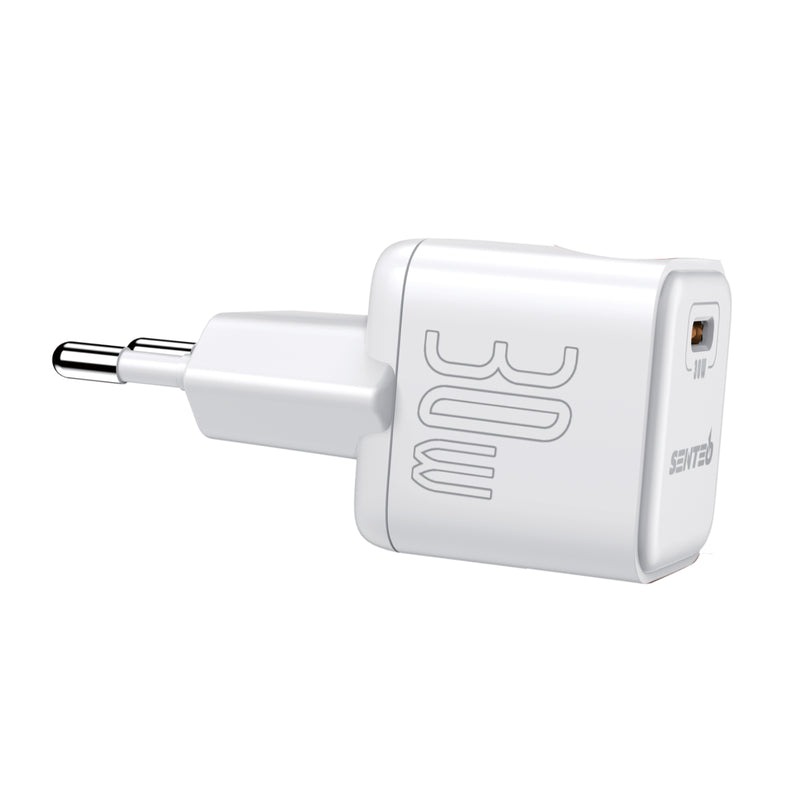 МЗП 1Port SENTEO Z-09 USB-C PD 30W (CE Сертифікат) white