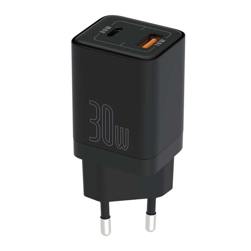 СЗУ 2Port SENTEO Z-10 USB+USB-C PD3.0 | QC3.0 30W (CE Сертификат) black