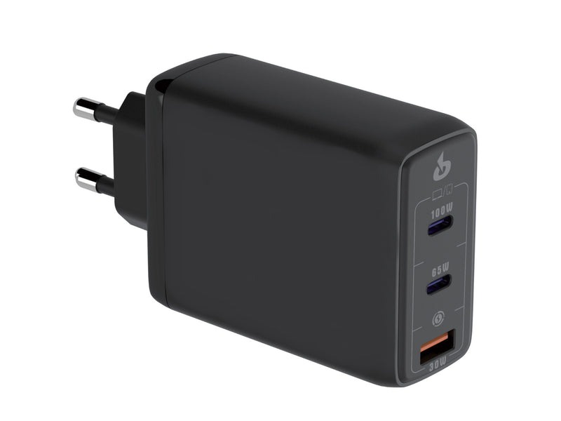 МЗП 3Port SENTEO Z-11 USB+2USB-C PD3.0 | QC3.0 100W (CE Сертифікат) black
