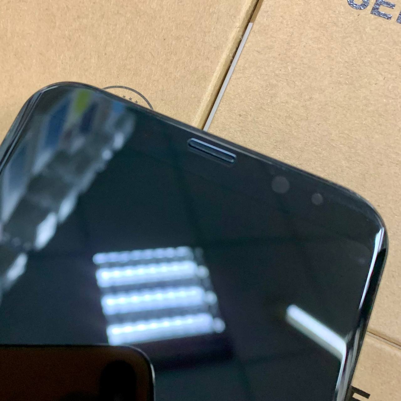 Дисплей Samsung G955 Galaxy S8 Plus black, з рамкою, IPS (Краї дисплею не заокруглені)