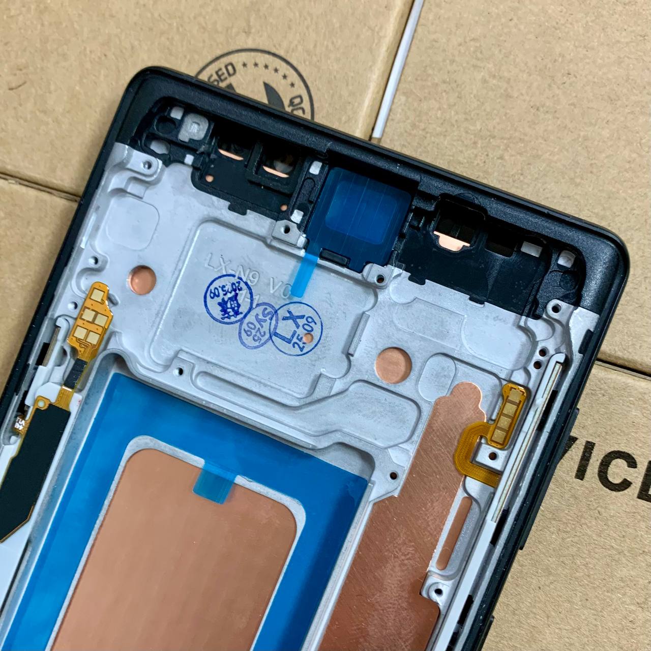 Дисплей Samsung N960 Galaxy Note 9 black, з рамкою, INCELL