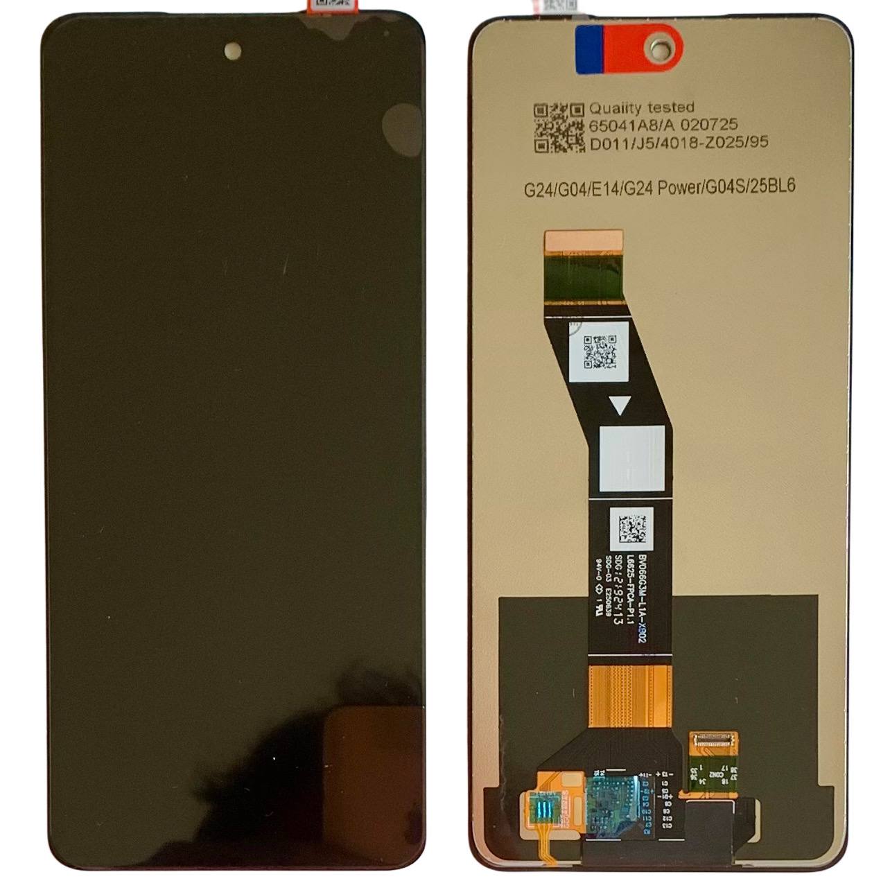 Дисплей Motorola Moto G04 | Moto G04S | Moto E14 | Moto G24 | Moto G24 Power black, без рамки, Original (PRC)