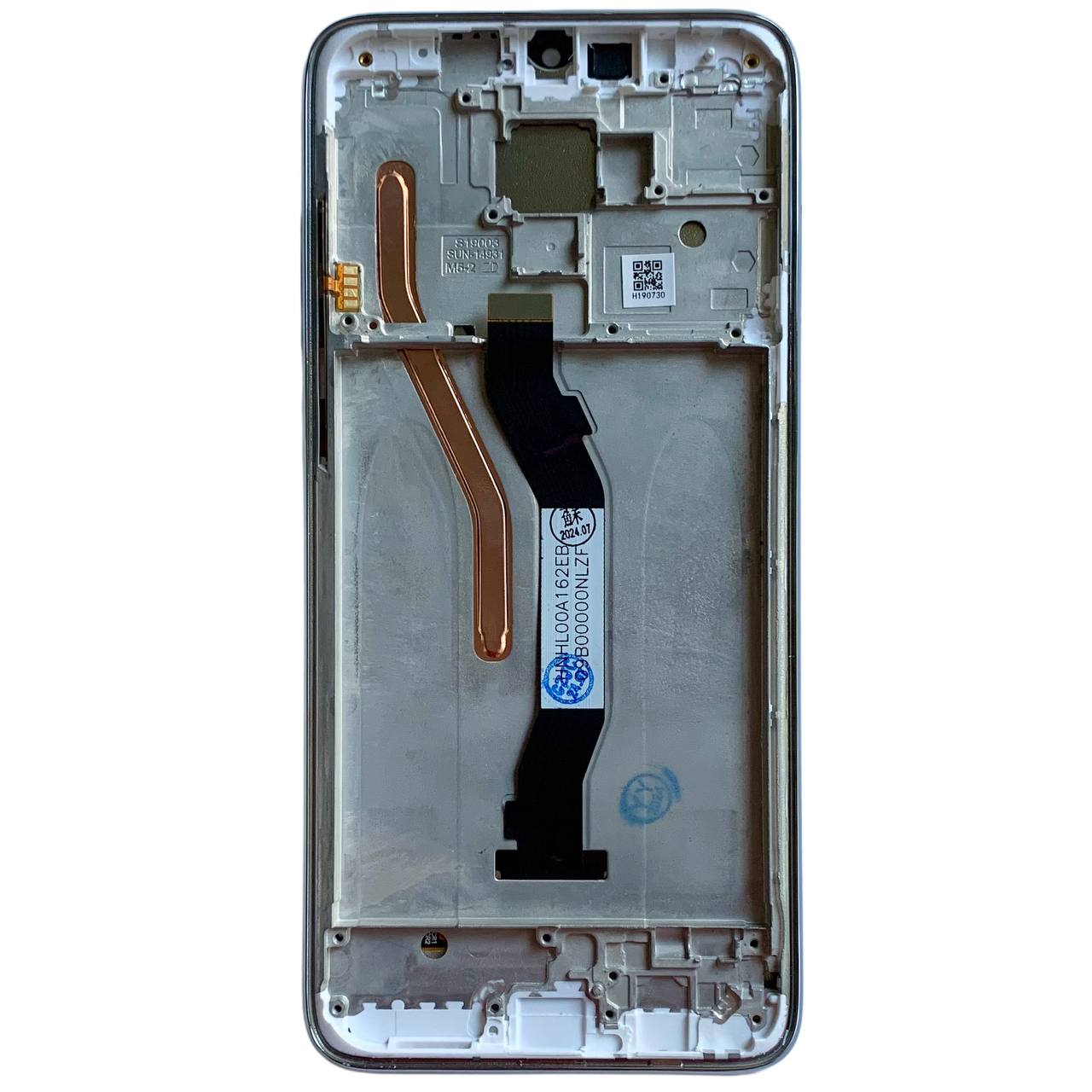 Дисплей Xiaomi Redmi Note 8 Pro white, з рамкою, Original (PRC)