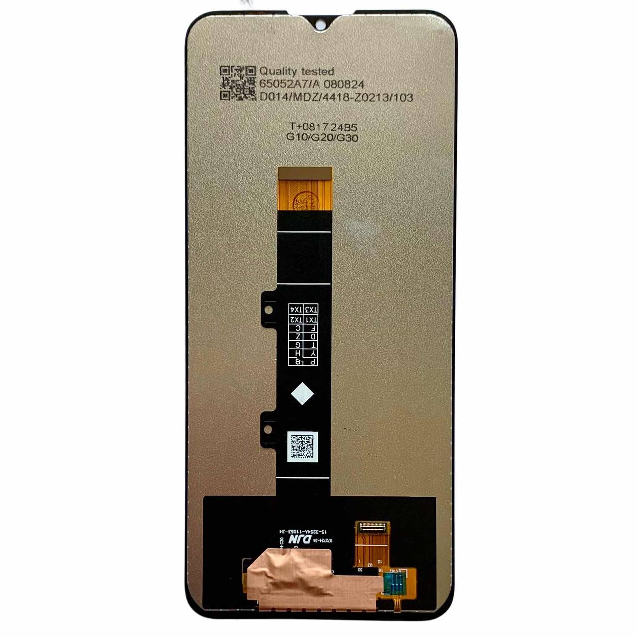 Дисплей Motorola Moto G20 black, без рамки, Original (PRC)