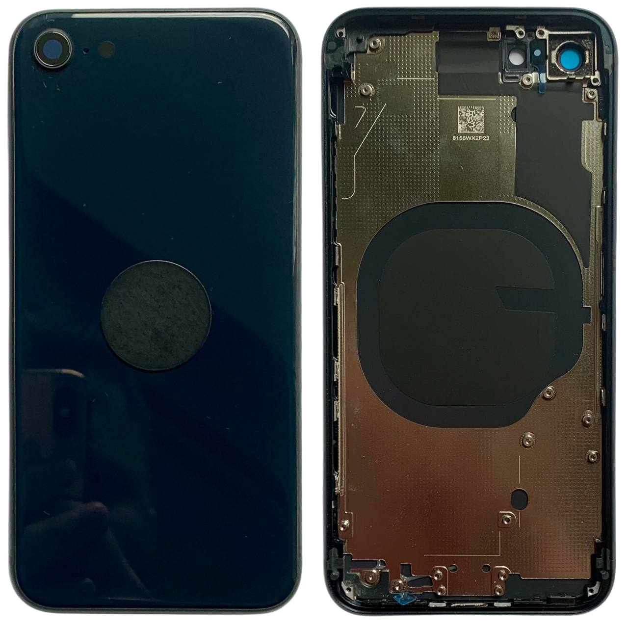 Корпус iPhone SE 3 2022 Black в зборі з тримачем SIM, кнопками, магнітами та сіткою, USA Original