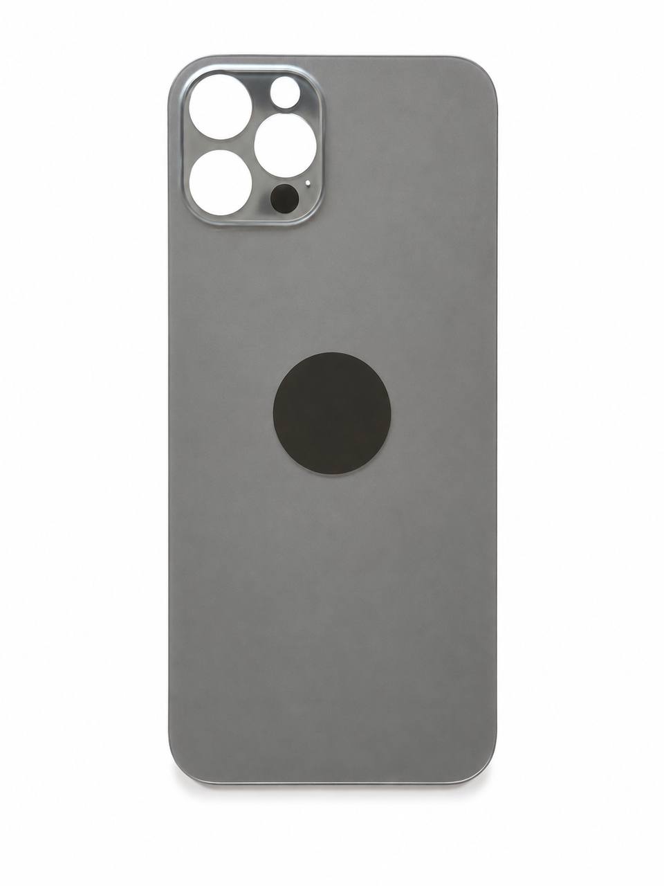 Задняя крышка корпуса iPhone 12 Pro black,  большой вырез под камеру, 1:1 Original
