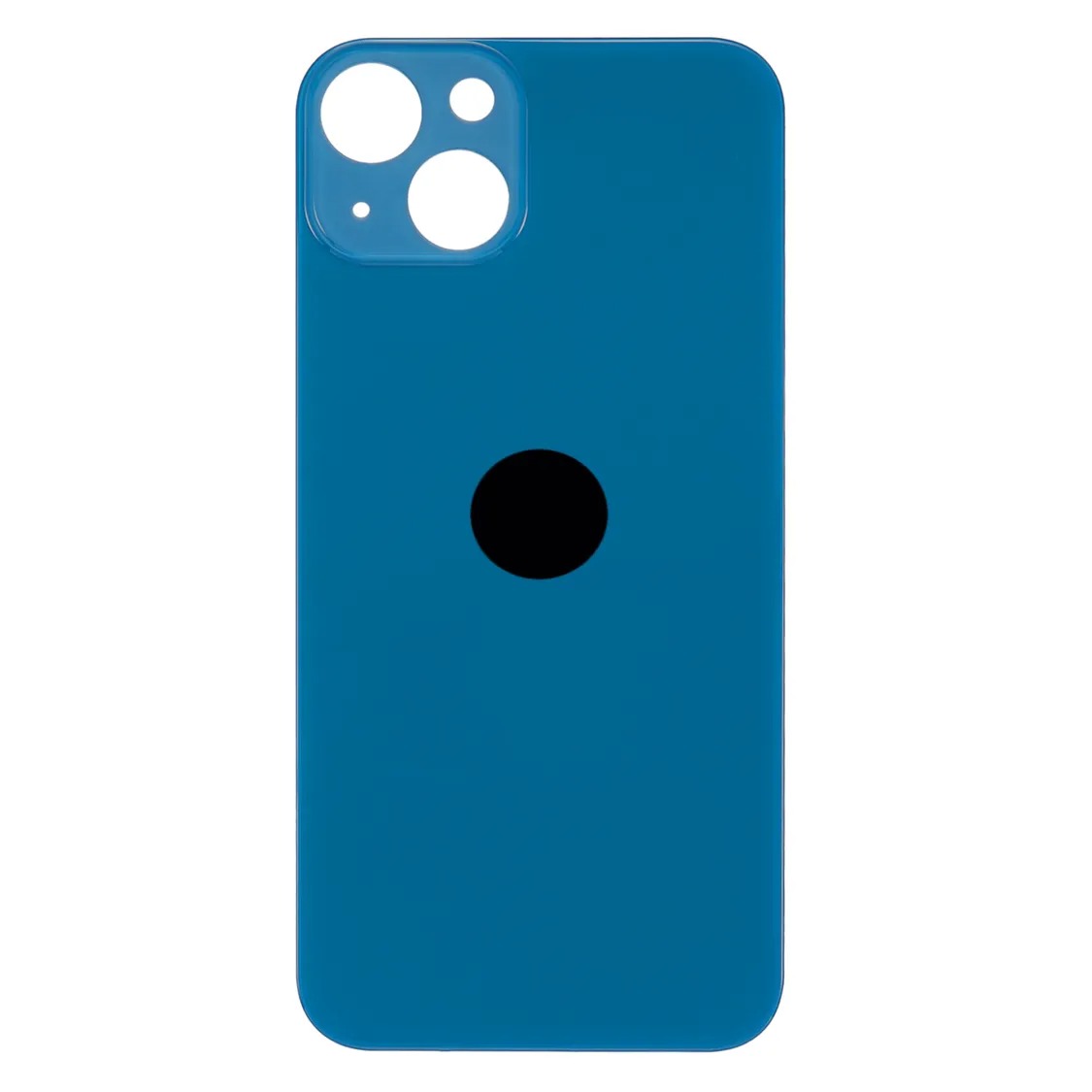 Задня кришка корпуса iPhone 13 blue, великий виріз під камеру, 1:1 Original