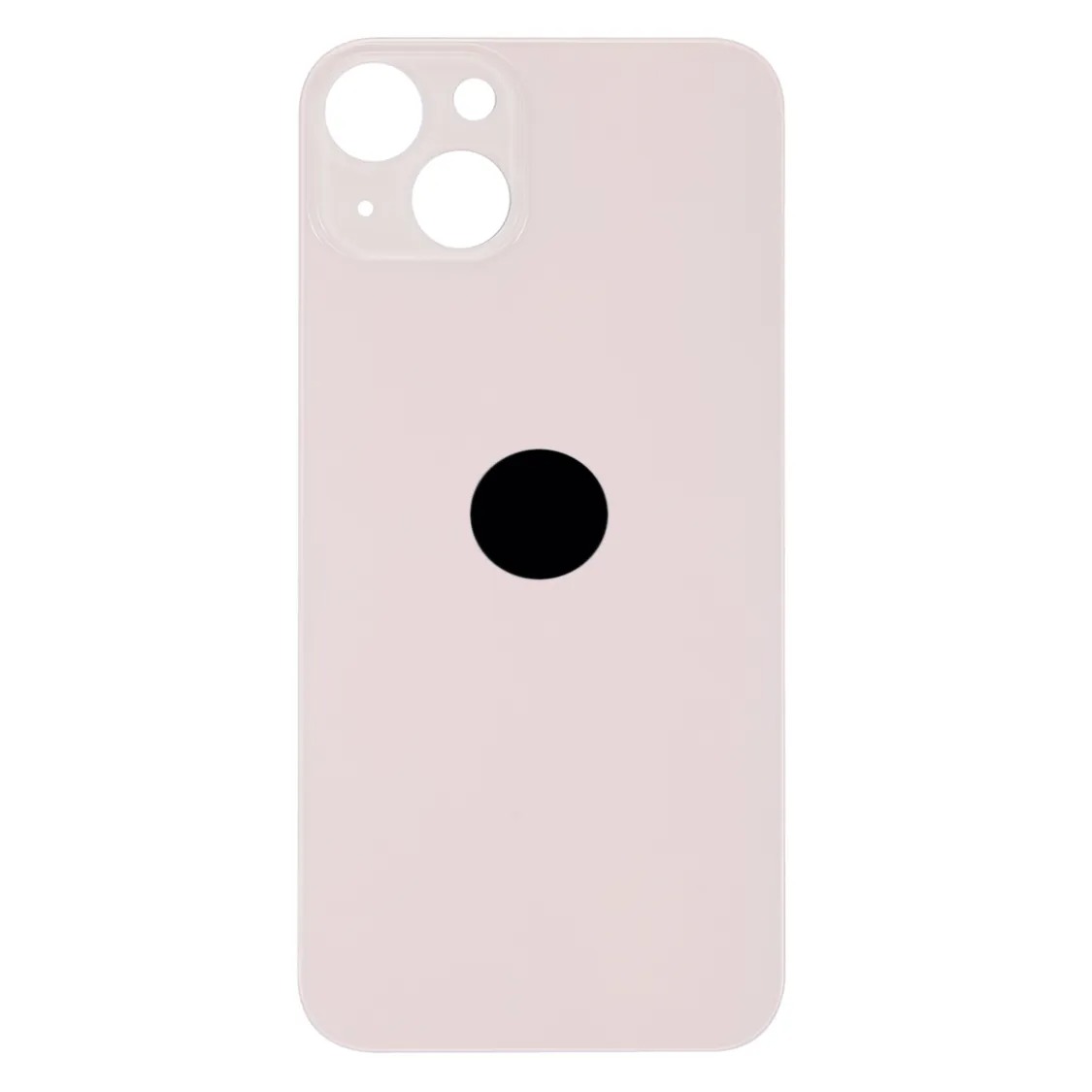 Задня кришка корпуса iPhone 13 pink, великий виріз під камеру, 1:1 Original