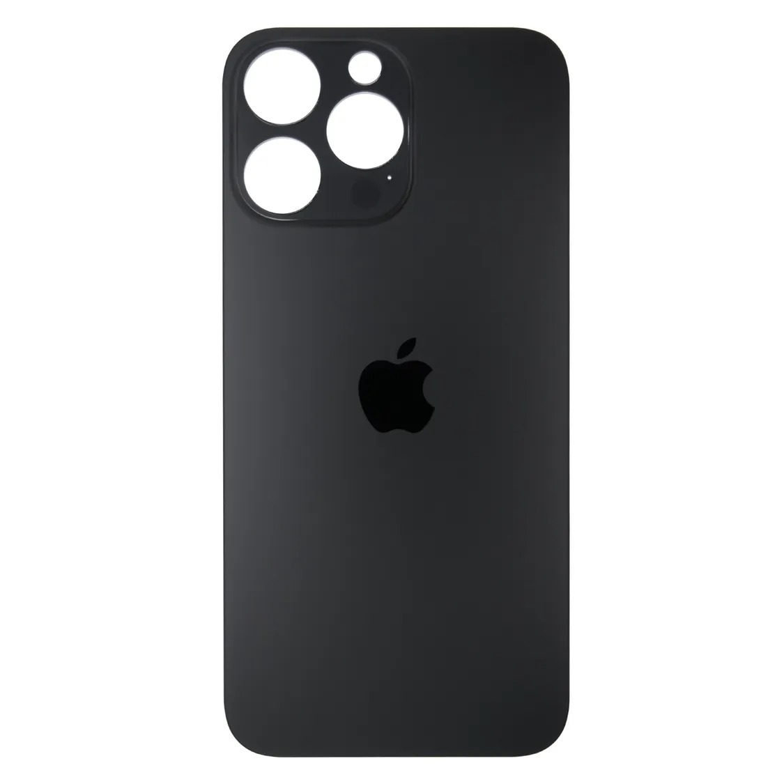 Задня кришка корпусу iPhone 14 Pro Max black, великий виріз під камеру, 1:1 Original
