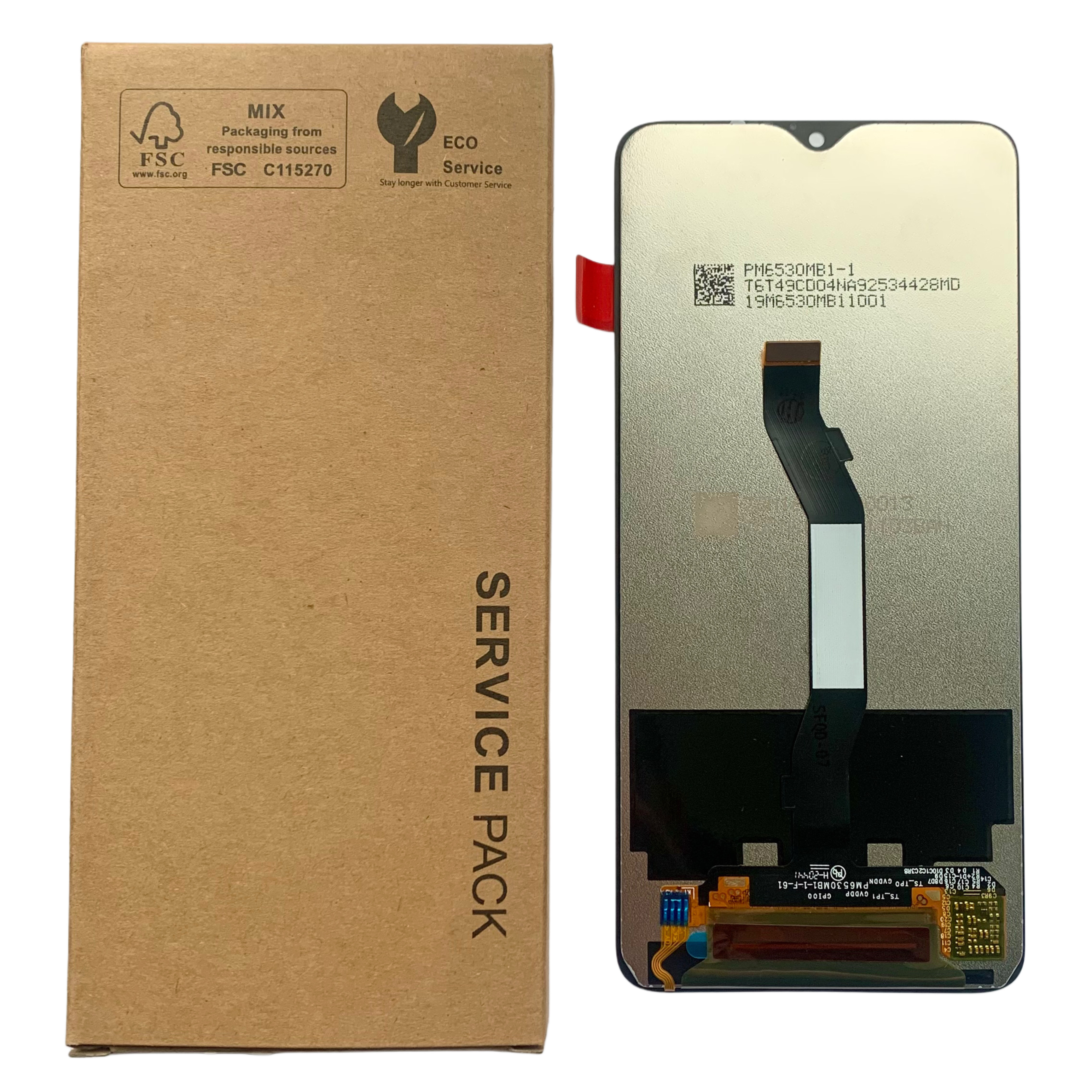 Дисплей Xiaomi Redmi Note 8 Pro black без рамки, Original (China)