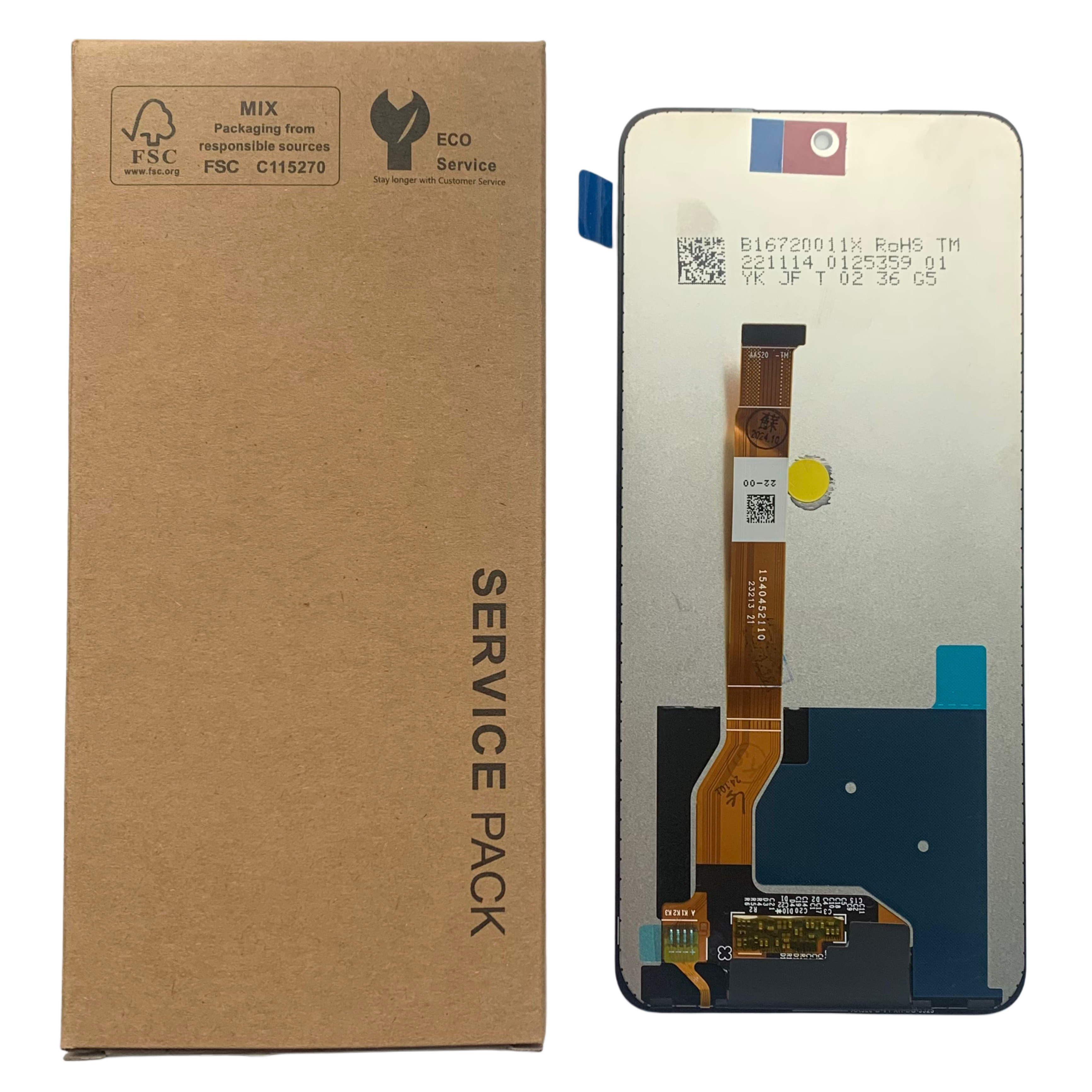 Дисплей Realme C67 5G | Realme 12 5G | Realme 12X 5G | Realme 13 5G | Narzo 70X 5G black, без рамки, Service Pack Original