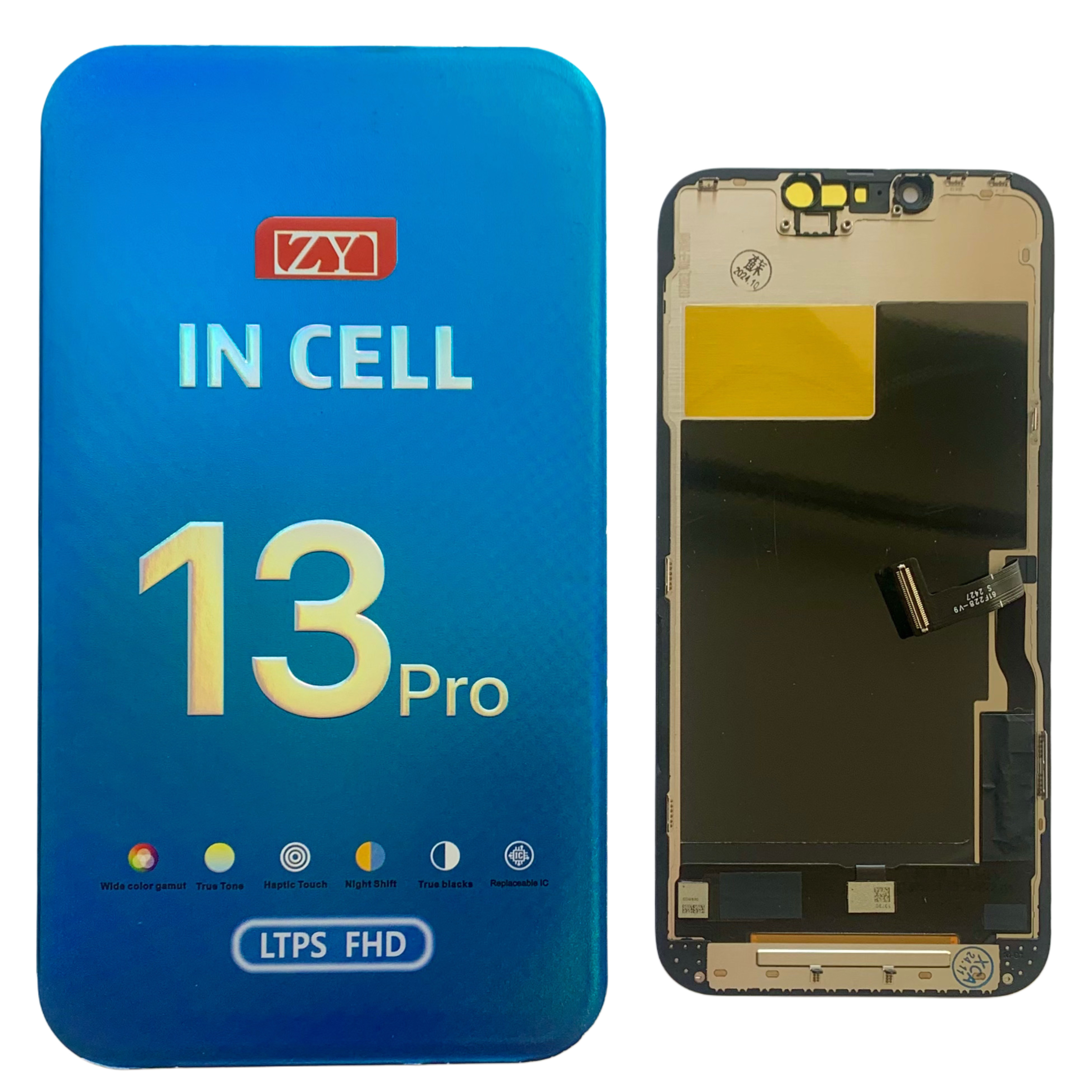 Дисплей iPhone 13 Pro black, з рамкою, ZY-INCELL