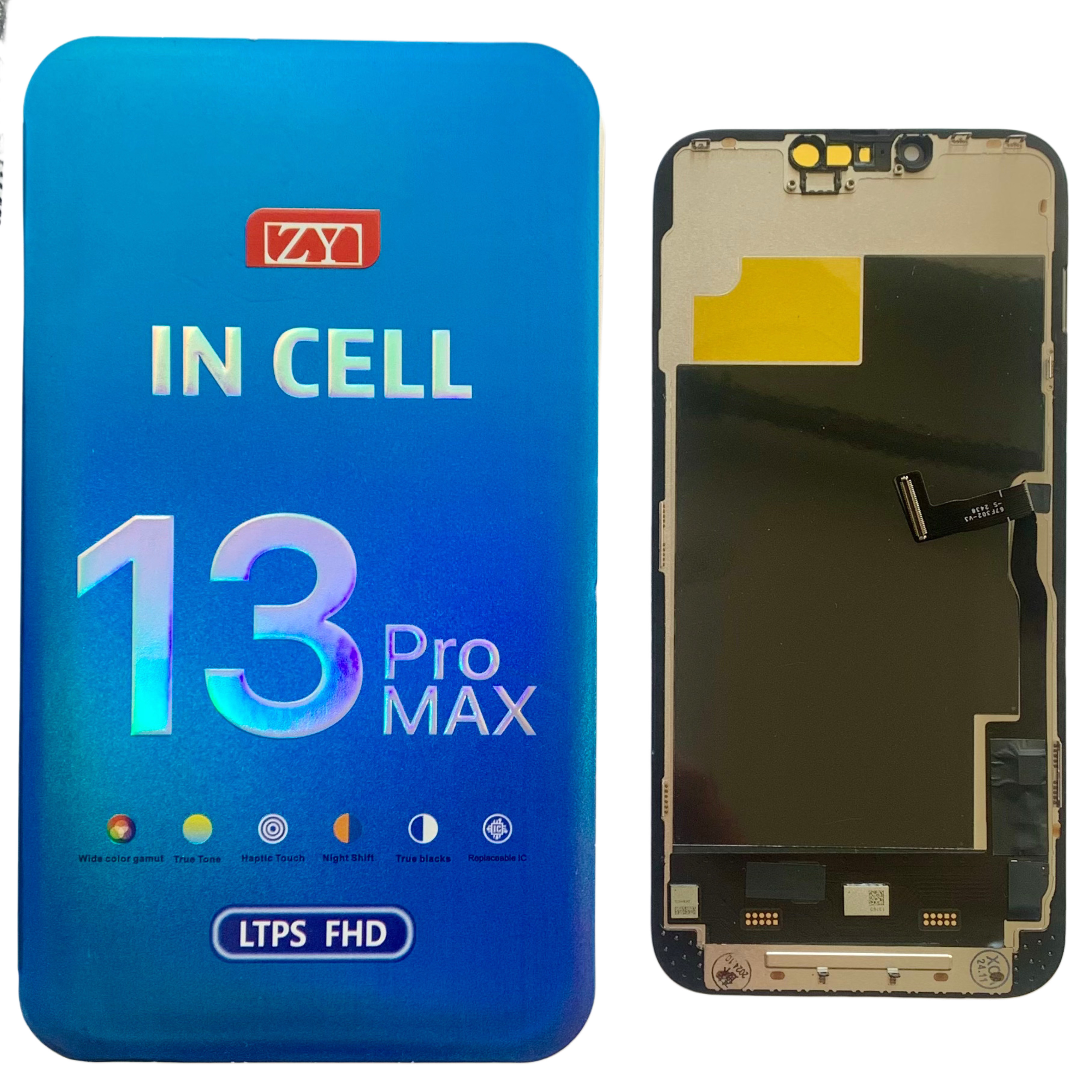 Дисплей iPhone 13 Pro Max black, з рамкою, ZY-INCELL