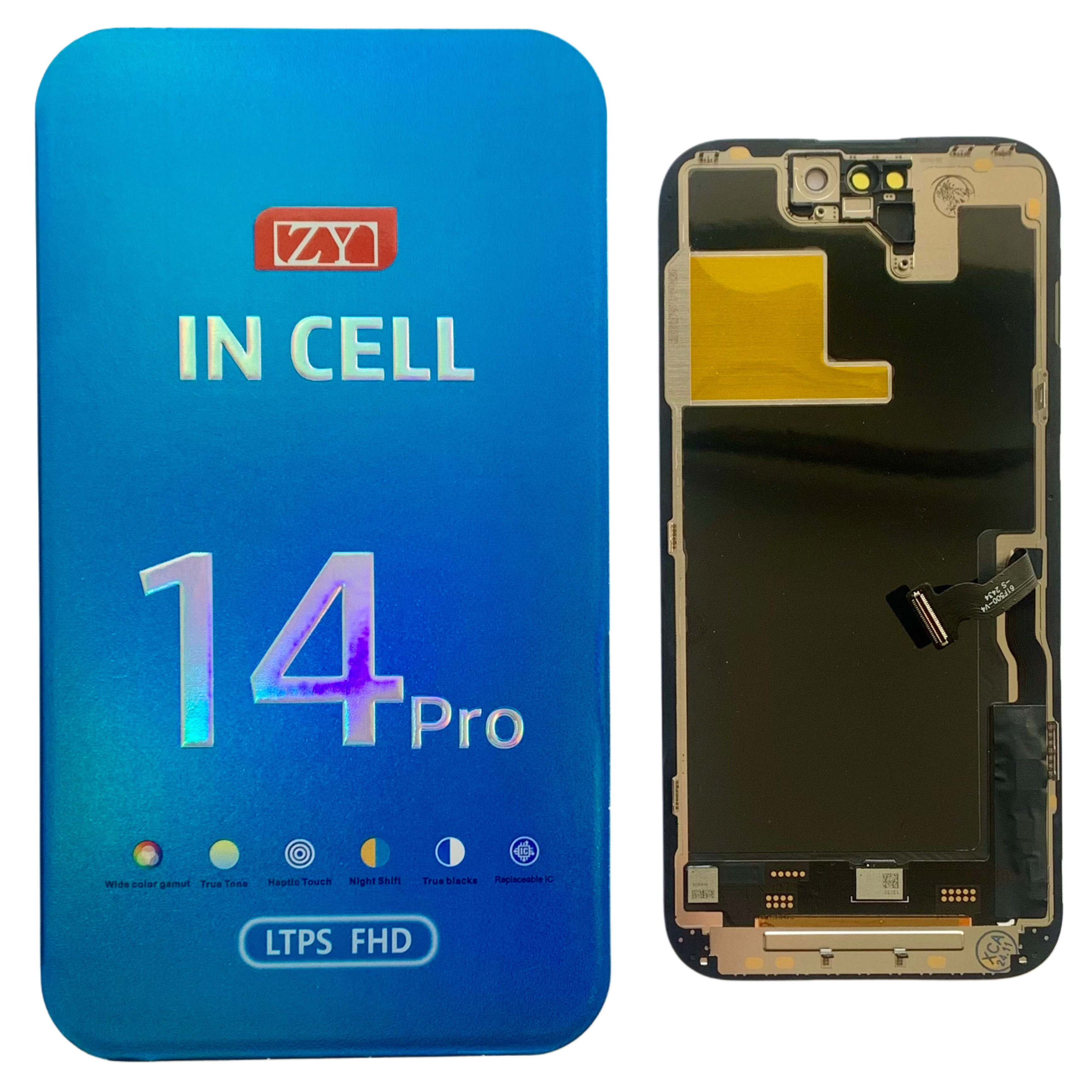 Дисплей iPhone 14 Pro black, з рамкою, ZY-INCELL