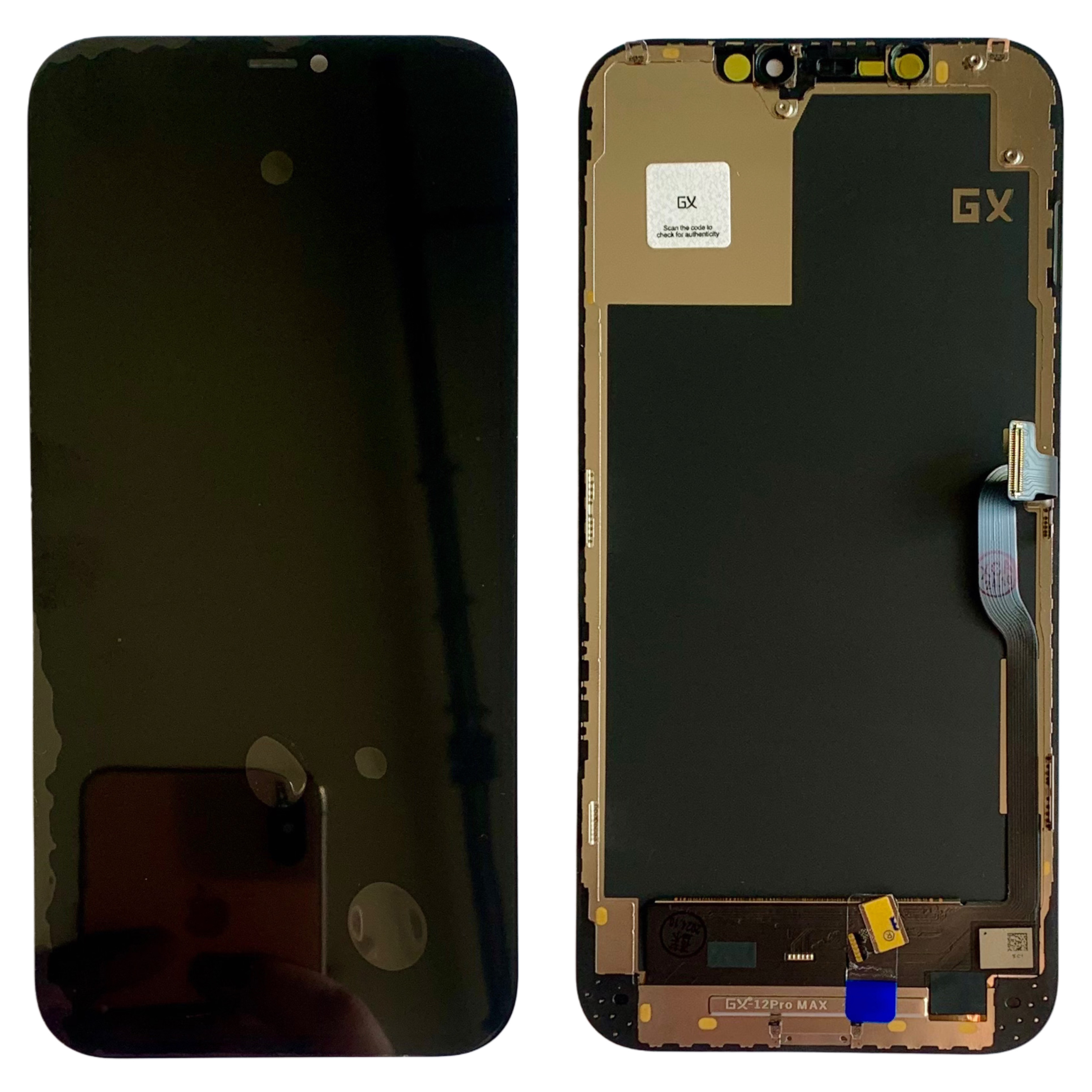 Дисплей iPhone 12 Pro Max black, з рамкою, GX HARD OLED (move IC)