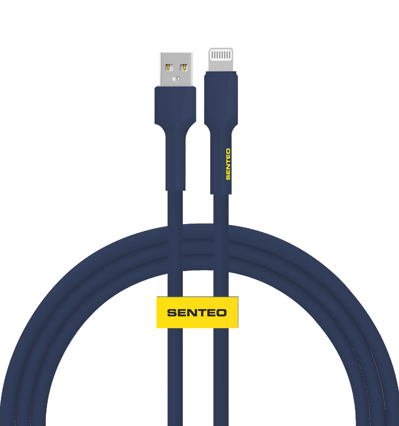 Кабель SENTEO SL-03 Silica Gel 3A USB to Lightning 1m dark blue