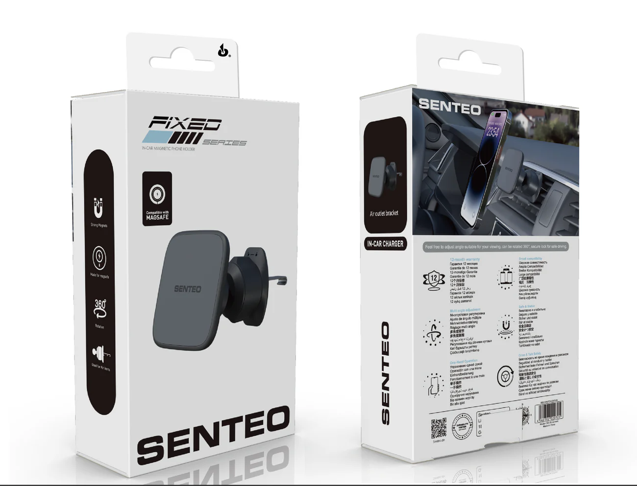 Автотримач SENTEO SH-06 FIXED Magnetic вентиляційну решітку