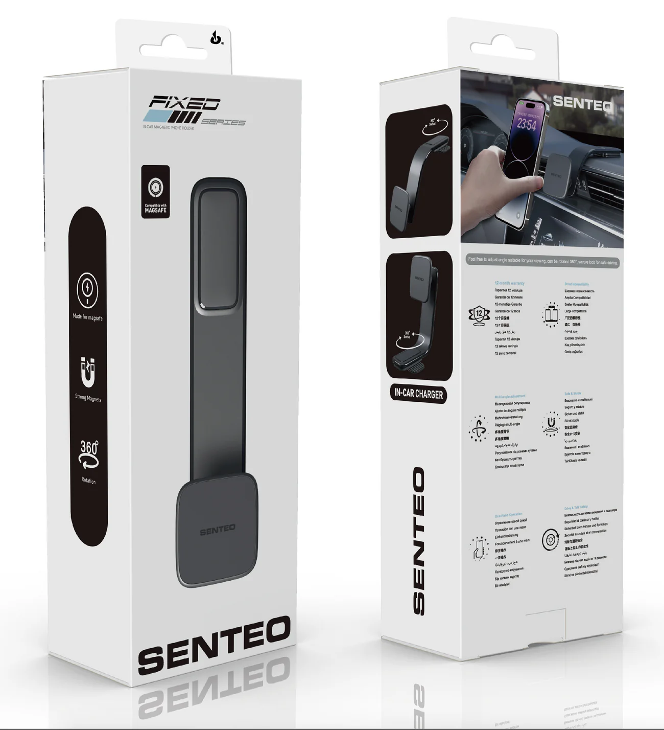Автодержатель SENTEO SH-06 FIXED Magnetic на плоскую поверхность
