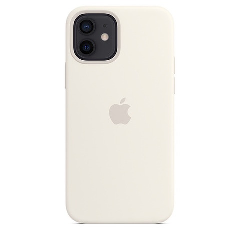 Чохол Silicone Case 1:1 for iPhone 12 Pro Max with MagSafe animation, white