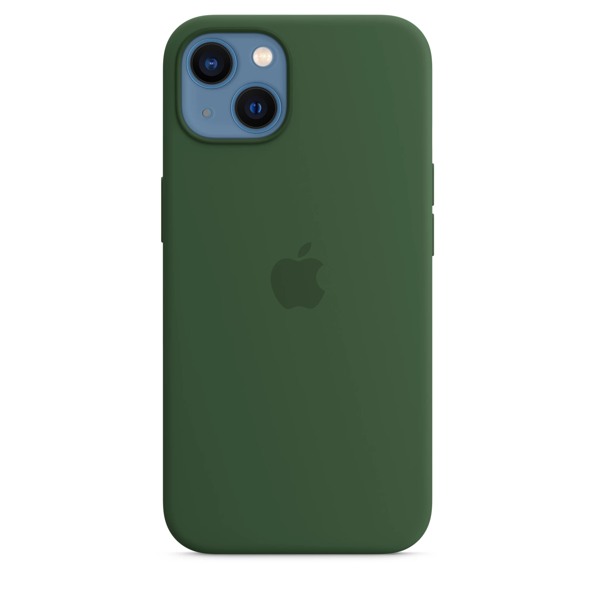 Чохол Silicone Case 1:1 for iPhone 13 with MagSafe animation, clover