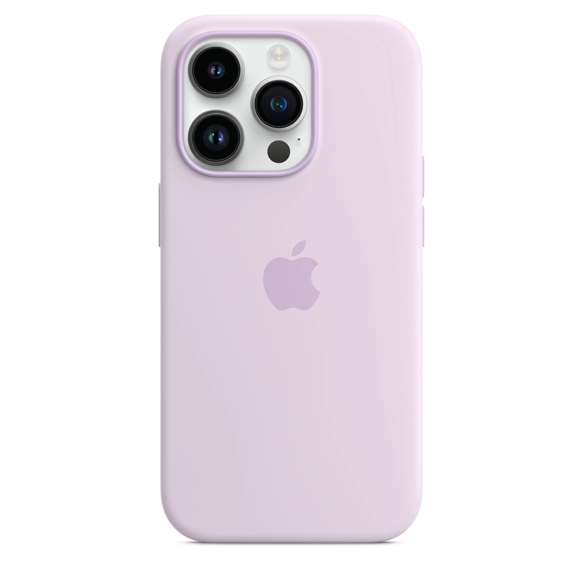 Чохол Silicone Case 1:1 for iPhone 14 with MagSafe animation, lilac