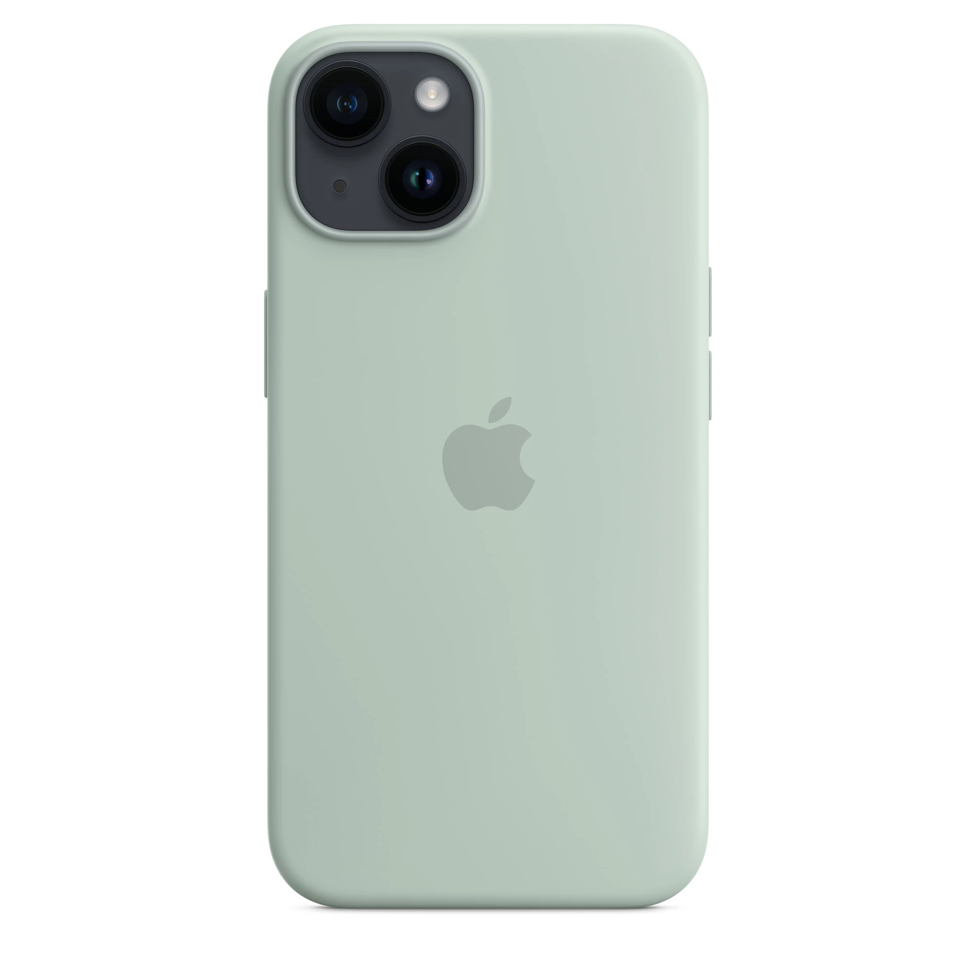 Чохол Silicone Case 1:1 for iPhone 14 with MagSafe animation, succulent