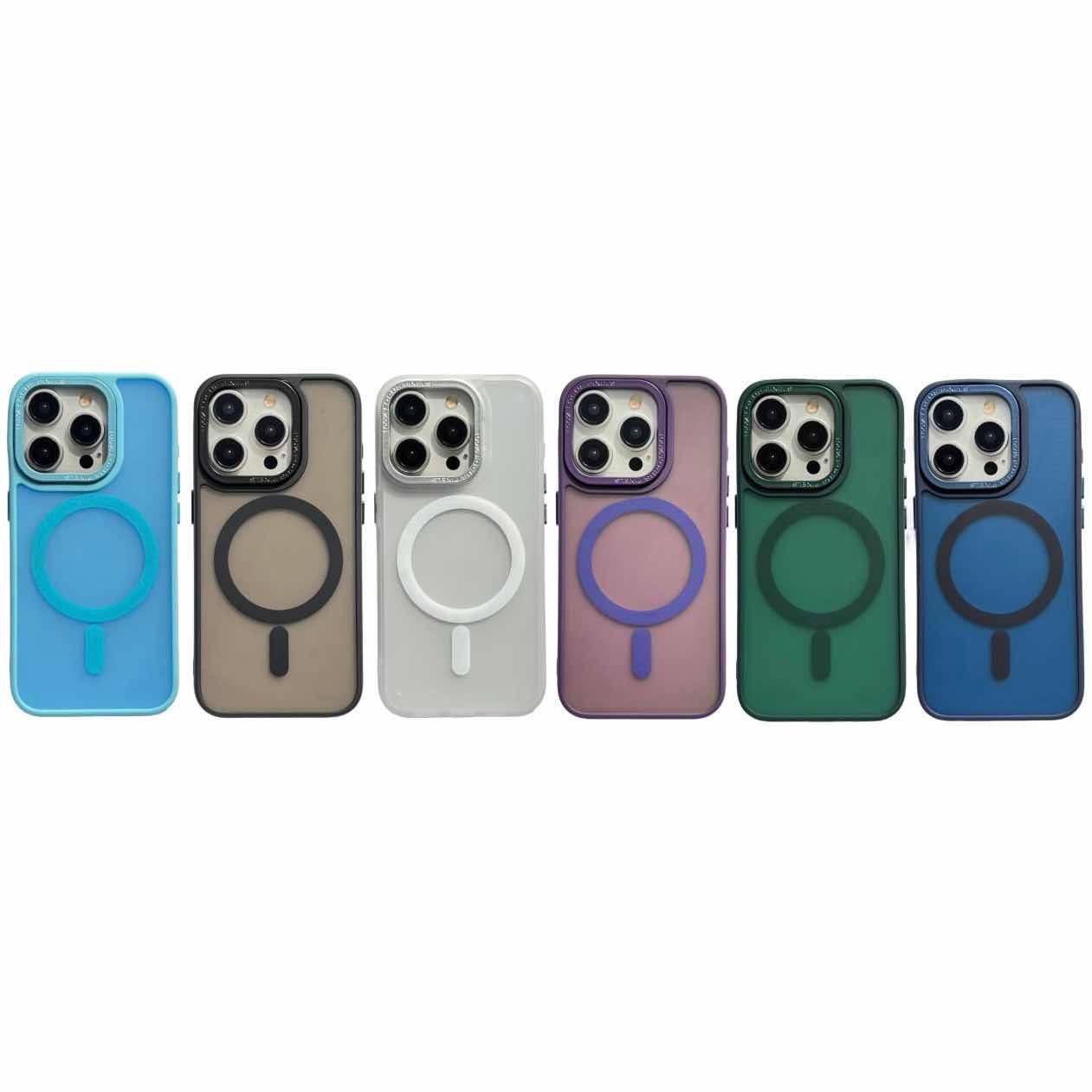 Чохол Matte MAGNETIC for iPhone 15 with MagSafe deep purple