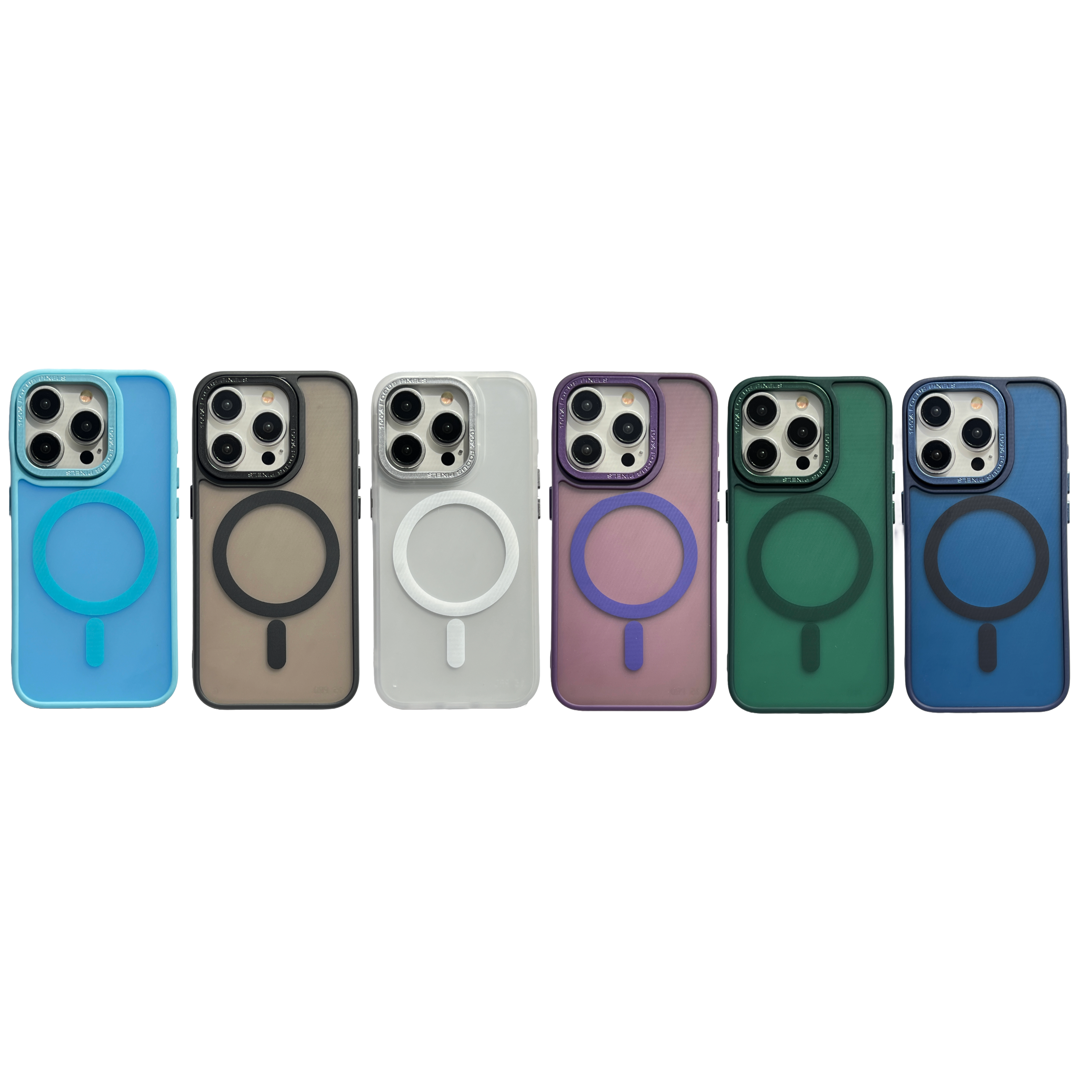 Чохол Matte MAGNETIC for iPhone 15 Pro with MagSafe deep purple