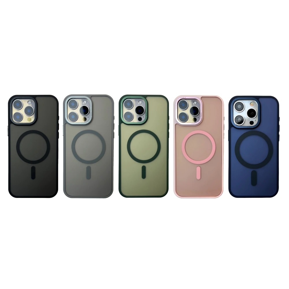 Чохол NOFELET Metal Matte for iPhone 16 Pro Max with MagSafe black