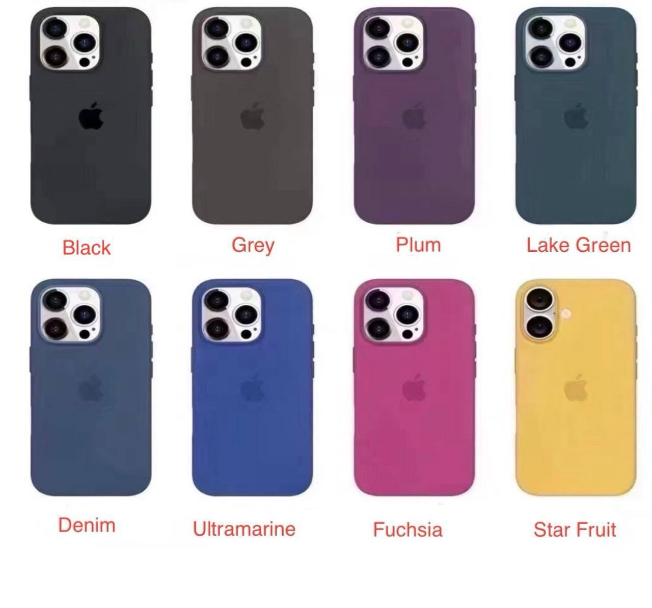 Чохол Silicone Case 1:1 for iPhone 16 Pro Max with MagSafe animation, black
