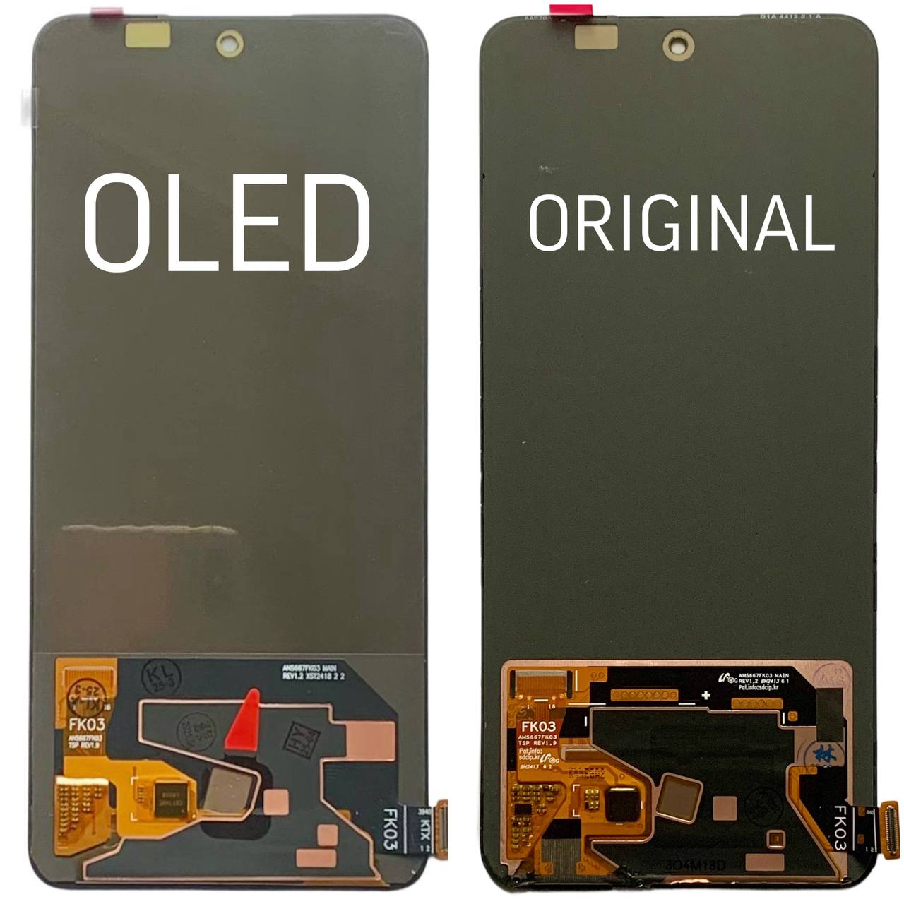 Дисплей OPPO Reno 12F 4G | Reno 12F 5G | Reno12 FS | OnePlus Nord CE4 Lite black, без рамки, OLED