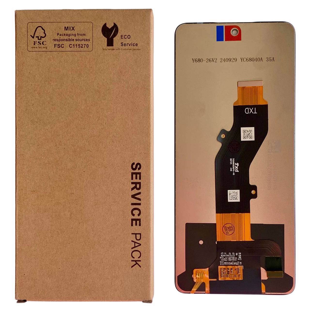 Дисплей Tecno Spark 30 4G | Infinix Hot 50 4G black, без рамки, Original (China)