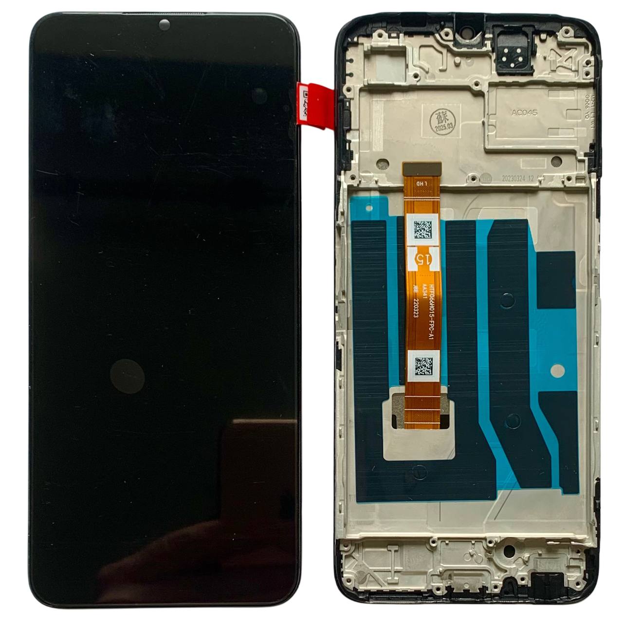 Дисплей OPPO A18 2023 black, с рамкой, IPS