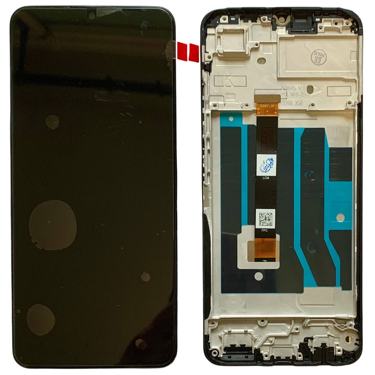 Дисплей Realme C51 | Realme C60 | Note 50 black, з рамкою, Original (China)