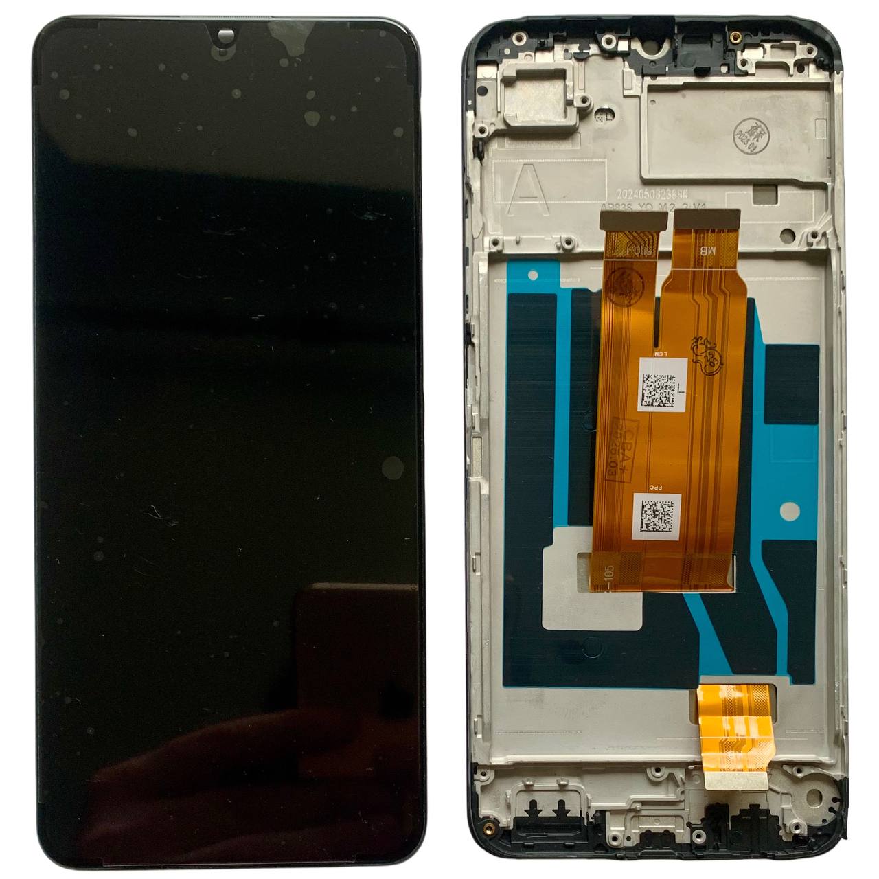 Дисплей Realme C61 | Note 60 black, з рамкою, Original (China)