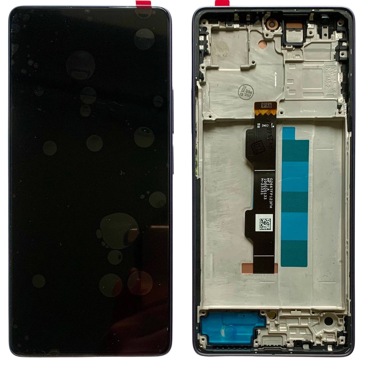 Дисплей Xiaomi Redmi Note 13 Pro 4G | Poco M6 Pro 4G lavander, з рамкою, Hard OLED