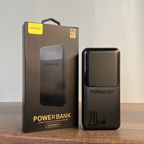 Power Bank Tornado PB02 20000mAh QC 22.5W 2USB black