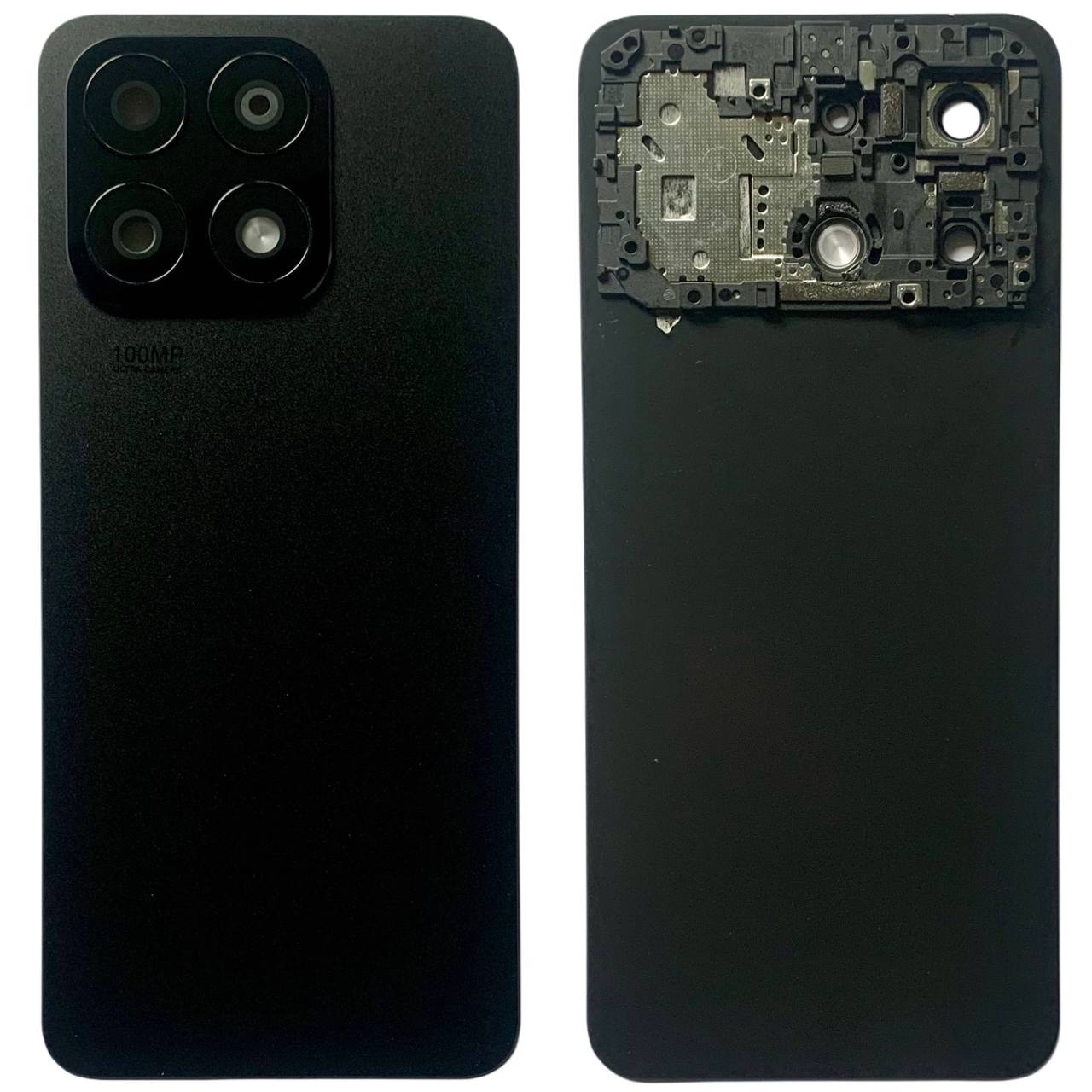 Задня кришка Huawei Honor X8A black (зі склом камери)