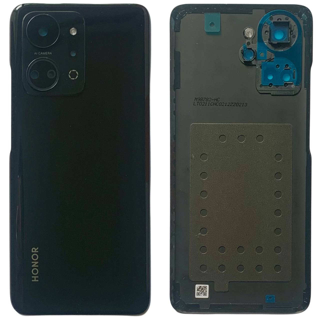 Задня кришка Huawei Honor X7A black (зі склом камери)