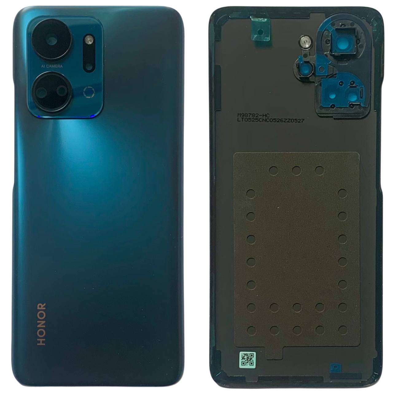 Задня кришка Huawei Honor X7A blue (зі склом камери)