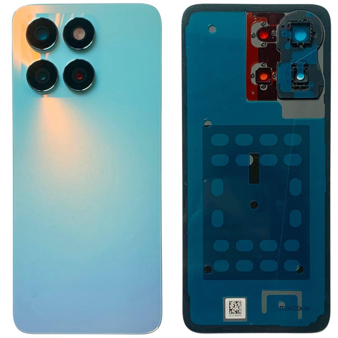 Задня кришка Huawei Honor X6A blue (зі склом камери)