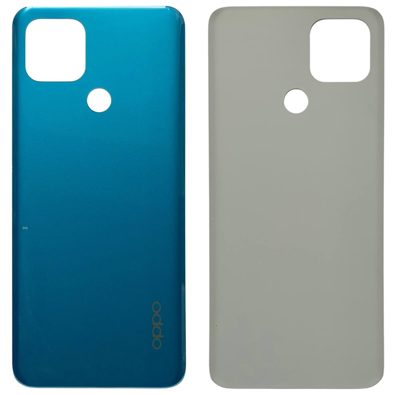 Задняя крышка OPPO A15 | OPPO A15S | OPPO A35 blue (без стекла камеры)