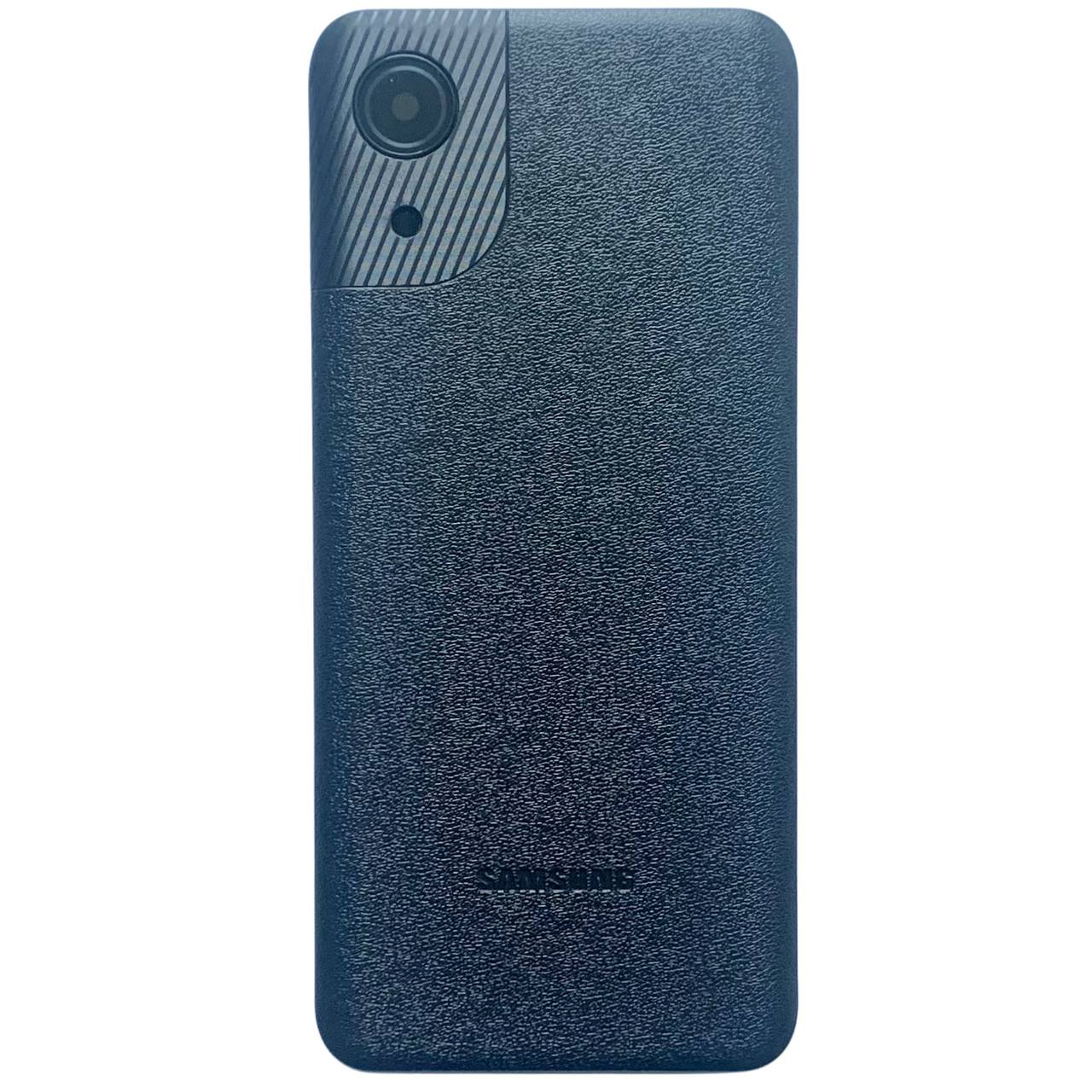 Задня кришка Samsung A032 Galaxy A03 Core 2021 black (зі склом камери)
