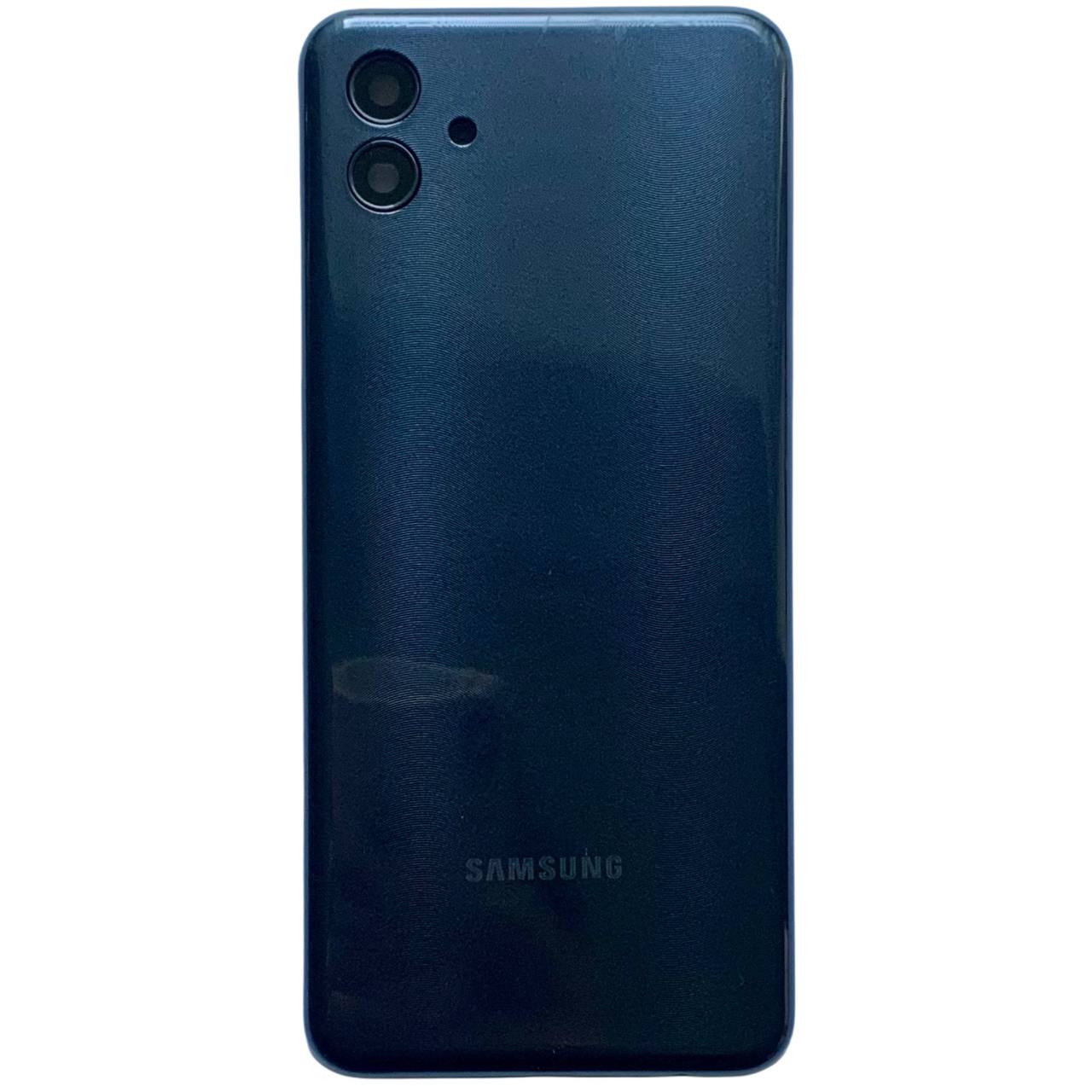 Задня кришка Samsung A045 Galaxy A04 2022 black (зі склом камери)
