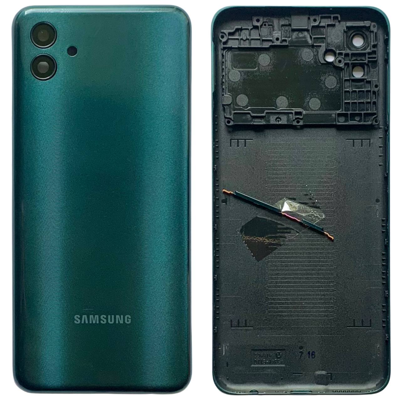 Задня кришка Samsung A045 Galaxy A04 2022 green (зі склом камери)